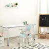 hjh OFFICE Kinderschreibtisch höhenverstellbar Kid GRO T Kinder- und Jugendschreibtisch Schülerschreibtisch 120x60 cm, Weiß/Grau 653753 Bild 2