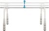 hjh OFFICE Kinderschreibtisch höhenverstellbar Kid GRO T Kinder- und Jugendschreibtisch Schülerschreibtisch 120x60 cm, Weiß/Grau 653753 Bild 4