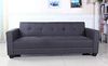Menzzo Clayton Schlafsofa, Stoff, Grau, 200 cm Bild 2