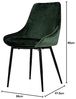 2er Set Tenzo Esszimmerstuhl Metall/Cordstoff Bild 3