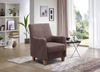 Cavadore Sessel Delo mit Federkern / Bequemer Polstersessel im modernen Design / 70 x 93 x 76 / braun Bild 2
