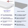 QUQON® Smart Matratze - 90x200 cm - ergonomische 7-Zonen Wendematratze mit 2 Härtegraden - H2 und H4-101 Nächte Probeschlafen - 10 Jahre Garantie - Atmungsaktiv - Quality Time Made In Austria Bild 3