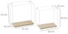 Set mit 2 Wandregalen aus Metall und MDF in Weiß Bild 2