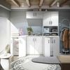 Mehrzweckschrank >LAUNDRY< 2 Türen, Fach, Böden, Artik Weiß - 73x206x40 (BxHxT) Bild 2