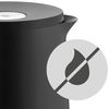 WMF Impulse Thermoskanne 1l, Isolierkanne für Kaffee oder Tee, Druckverschluss, hält Getränke 24h kalt & warm, schwarz Bild 4