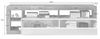 Dmora - TV-Möbel, Made in Italy, Sideboard für Wohnzimmer-TV mit 1 Tür und offenen Fächern, cm 184x42h58, glänzend weiß und birnenfarben Bild 3