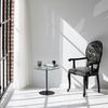Hanah Home Stylish Black Side Table, 50 x 50 x 50 cm | 100% Tempered Glass Top & 100% Metal Frame | Perfect for Modern Living Rooms & Bedrooms Bild 3