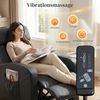 HOMCOM Massagesessel Fernsehsessel mit Massagefunktion Liegefunktion (Massagesessel, 1-St, Relaxsessel), Schwarz 68 x 88 x 98 cm Bild 4