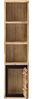 Hochschrank massivum Jolo Akazie natur 25x100x15 cm Hängeschrank Badschrank schmal Wandhochschrank Holz Badezimmer-Möbel Bild 4