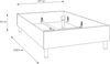 Bett Jugendbett CLARITUDO 120 x 200 cm Optik: Dunkelgrau, von Forte Bild 2