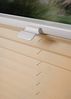 ondeco Plissee Klemmfix auf Maß für alle Fenster innen, ohne Bohren, Montage Klemmträger Sonnenschutz Sichtschutz Rollo Blickdicht - Beige - B): 41-50 cm, H): 101-150 cm Bild 4