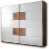 POL Power 'Capri' Schwebetürenschrank ohne Passepartoutrahmen, Wildeiche/Weiß, ca. 270 cm Bild 1