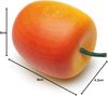Erzi 11001 Apfel, gelb-rot, Kaufladenartikel Bild 2