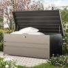 GFP PRIMEYARD® Gartenbox 182 x 84 x 72 cm Aufbewahrungsbox Auflagenbox Gartentruhe Metall anthrazit wasserdicht Bild 3