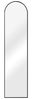 Standspiegel Bugnara 160x40cm neigbar Schwarz [en. casa] Bild 3