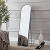 Standspiegel Bugnara 160x40cm neigbar Schwarz [en. casa] Bild 2