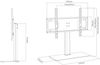VCM TV-Standfüße B-TTS-600 913511 Schwarz H. 67 x B. 66 x T. 25 cm Bild 5