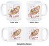 speecheese Tasse Otter Baby und Mutter Kaffeebecher mit Spruch Mama ich hab dich lieb Bild 4