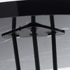 DRW Set mit 3 Beistelltischen aus Holz und Metall in Schwarz mit Marmor-Effekt, 38x53 cm, 38x49 und 38x45 cm, 38x53, 38x49 y 38x45 cm Bild 3