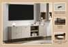 trendteam smart living - Sao Paulo - TV-Schrank - Kashmir (Beige)/Evoke Eiche - Lowboard für Fernseher bis 65 Zoll - (BxHxT) 200 x 75 x 40 cm - integrierte Kabeldurchführung Bild 5