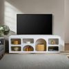 Dmora Kommode Bellatrix 160 x 38 x 51h cm Weiß 6 Fächer, Anrichte Bild 5