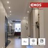 EMOS LED Lampe Spot 3er Pack, MR16 mit GU10 Sockel, 7W Ersatz für 60W Halogenlampe, Helligkeit 806 lm, Neutralweiß 4000 K, 30000 h Lebensdauer, CRI min. 80, 100° Abstrahlwinkel, weiße Farbe Bild 4