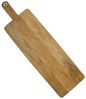 Spetebo Servierbrett XXL Mango Tapasbrett natur mit Griff, Holz, (Artikel, 1-St, Holzbrett), Standfüße mit Antirutsch-Pads Bild 3