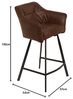 riess-ambiente Barhocker LOFT 100cm antik braun, mit Fußablage Bild 3
