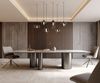 Esstisch Edge 300x100 Keramik Minas Melange Weiß-Beige Troa Edelstahl Graphit Bild 3