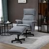 HOMCOM Massagesessel Massageliege mit Fußhocker Bild 2