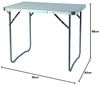 Campingtisch Klapptisch Outdoortisch klappbar Griff Alu 80x60x68cm Bild 2
