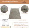 Carpetsale24 Shaggy Hochflor Teppich Wohnzimmer 200x300 (200x290 cm) Natur - Modern Flauschiger Teppich Extra Weich, Pflegeleicht und Einfarbig - Teppich für Schlafzimmer, Esszimmer und Küche Bild 3
