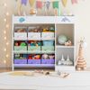 Kinderregal Farusa 80x90x30 cm Aqua Dream Motiv [en. casa] Bild 3