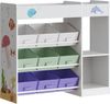 Kinderregal Farusa 80x90x30 cm Aqua Dream Motiv [en. casa] Bild 4