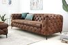 riess-ambiente 3-Sitzer MODERN BAROCK 235cm antik braun · Microfaser-Couch mit Federkern, Einzelartikel 1 Teile, 3-Sitzer Sofa · Chesterfield Design mit Ziersteppung · Rundum-Bezug Bild 2
