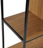 Versa Bücherregal im Industriestil, Maße (H x L x B) 112,40 x 30 x 80 cm, Braun Bild 3