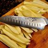 Alpha-Royal Japanese Serie 7" Santoku-Messer Damaszener-Stahl Schwarz Bild 4