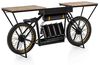 Einzigartiger Bombay Konsolentisch – Metall, 85 cm Hoch, für Kreative Präsentationen und Bars Bild 5