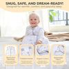 Mama Cheetah Baby Schlafsack mit Füße 0.5 TOG, Sommerschlafsack, Bio-Baumwolle Baby Schlafsäcke ohne Ärmeln Babyschlafsack mit Beinen für Säugling Kinder Junge Mädchen, 100cm (Baby Höhe 110-120cm) Bild 4