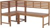 Beliani 'TREIA' Gartentisch Set, Akazienholz Heller Holzfarbton, 110x47x74 cm Bild 5