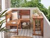 Beliani 'TREIA' Gartentisch Set, Akazienholz Heller Holzfarbton, 110x47x74 cm Bild 2