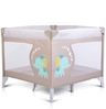 Reiselaufstall Giant, Laufstall klappbar, mit Matratze als Reisebett grau beige Bild 3