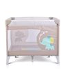 Reiselaufstall Giant, Laufstall klappbar, mit Matratze als Reisebett grau beige Bild 4