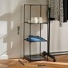 Avilia Platzsparendes Schuhregal mit 3 Ablagen aus Stoff – Set mit 2 modularen Regalen 34 x 34 x 98 cm – vielseitiges Bücherregal für Badezimmer, Küche und Wohnzimmer, leicht und robust für Bild 3