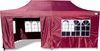 Grasekamp Faltpavillon Modena 3x6 m bordeaux inkl. Seitenteile - extra starkes Gestell bordeaux Bild 1
