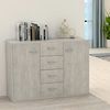 vidaXL Sideboard Betongrau 88x30x65 cm Holzwerkstoff 800688 Bild 2