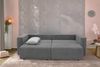 Schlafcouch Verwandlung Big-Sofa zum Ecksofa Schlaffunktion Bettkasten Cord Grau Bild 5
