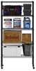 Furinno Wayar 5-stufiges Lagerregal aus Metall, 76 x 36 x 158 cm, Schwarz Bild 4
