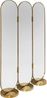 Kare Design Paravent Swing, goldener Raumtrenner als Spiegel, abgerundete Form und edles Design, (H/B/T) 166 x 106 x 31 cm Bild 3