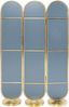 Kare Design Paravent Swing, goldener Raumtrenner als Spiegel, abgerundete Form und edles Design, (H/B/T) 166 x 106 x 31 cm Bild 4